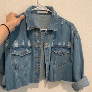 Cropped Denim jacket